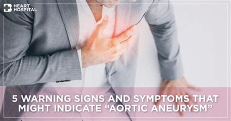 Are there warning signs days before an aneurysm?