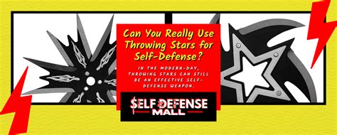 Are throwing stars good for self defense?