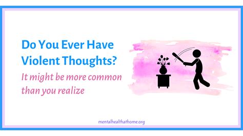 Are violent thoughts normal?