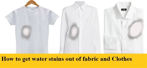 Are water stains permanent on fabric?