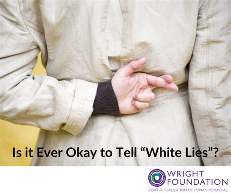 Are white lies OK in a relationship?