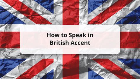 Are you born with a British accent?