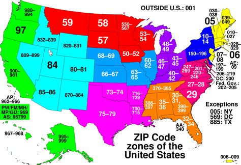 Are zip codes unique in USA?