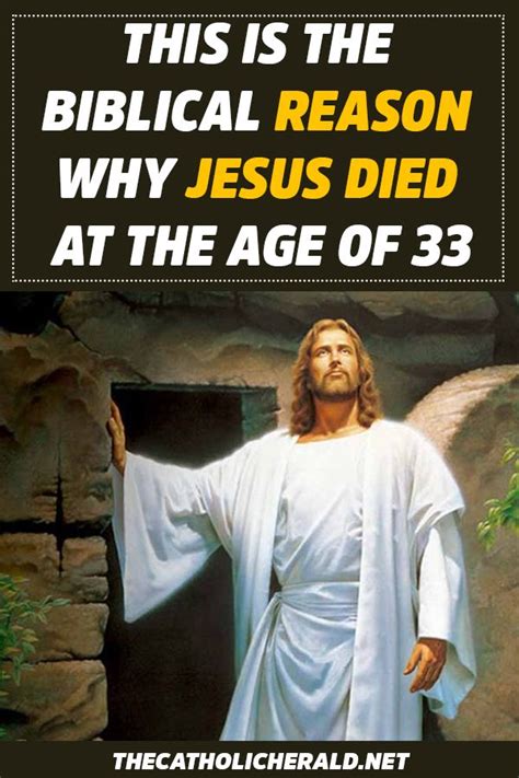 At what age Jesus died?