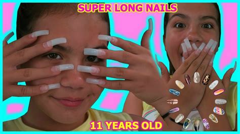 At what age can a girl get acrylic nails?