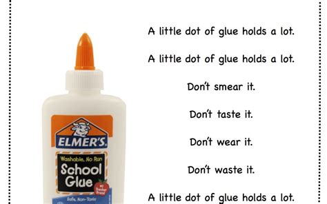 At what age can kids use glue?