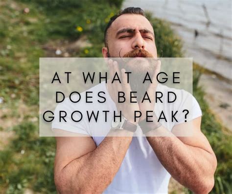 At what age does beard appear?