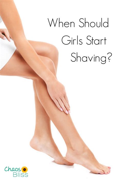 At what age should a girl shave?
