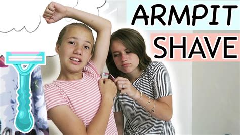 At what age should a girl start shaving her armpits?