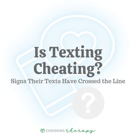 At what point does texting become cheating?
