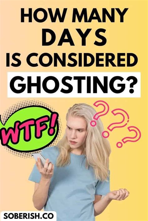 At what point is it considered ghosting?