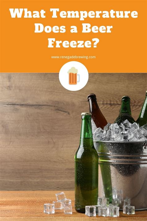 At what temp does beer freeze?