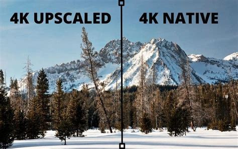 Can 1080p be upscaled to 4K?