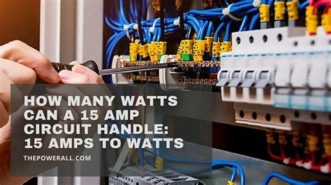 Can 15 amps handle 1500 watts?