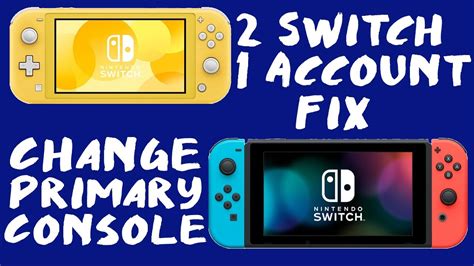 Can 2 accounts have the same primary Switch?