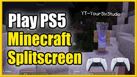 Can 2 people play Minecraft on PS5?