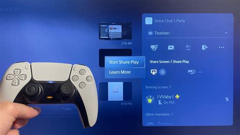 Can 2 people screen share on PS5?