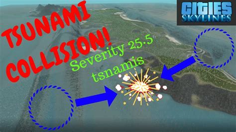 Can 2 tsunamis collide?