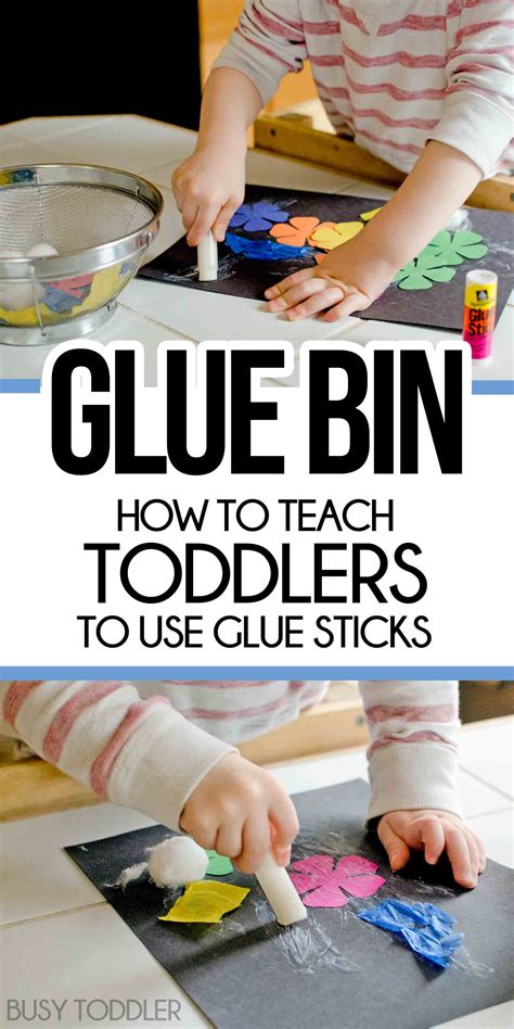 Can 2 year old use glue sticks?