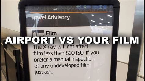 Can 800 ISO film go through airport security?