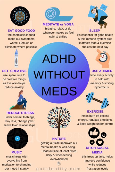 Can ADHD go away without medication?