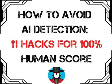 Can AI detectors be avoided?