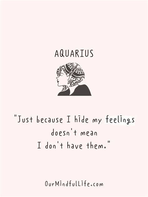Can Aquarius hide their feelings?