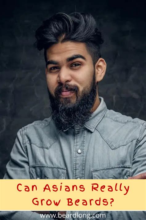 Can Asians grow beard?