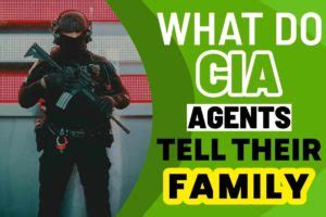 Can CIA agents tell their family?