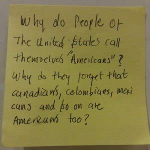 Can Canadians call themselves American?