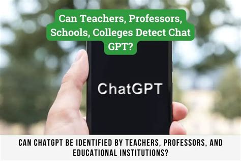 Can ChatGPT be detected by professors?