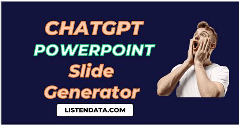 Can ChatGPT make a PowerPoint?