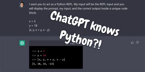 Can ChatGPT run Python code?