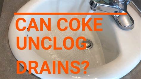 Can Coca cola clean drains?