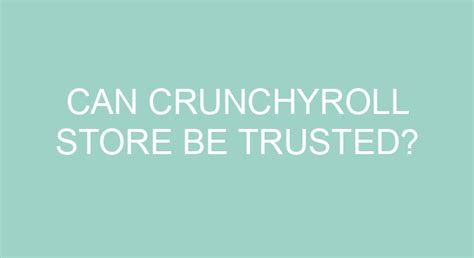 Can Crunchyroll be trusted?