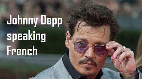 Can Depp speak French?