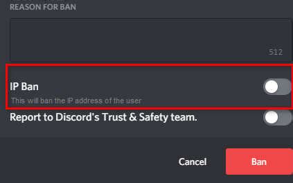 Can Discord IP ban?