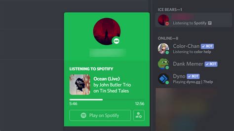 Can Discord see you on Spotify?