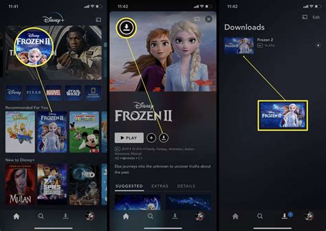 Can Disney+ movies be downloaded?