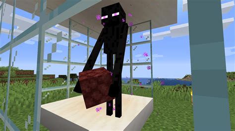 Can Endermen pick up end stone?