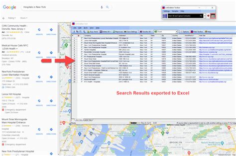 Can Excel pull data from Google Maps?