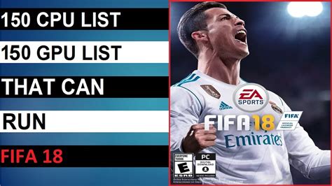 Can FIFA 18 run on PC?