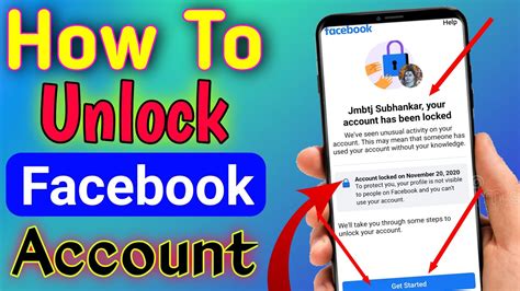 Can Facebook unlock my account?