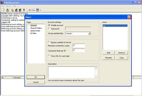 Can FileZilla act as a server?