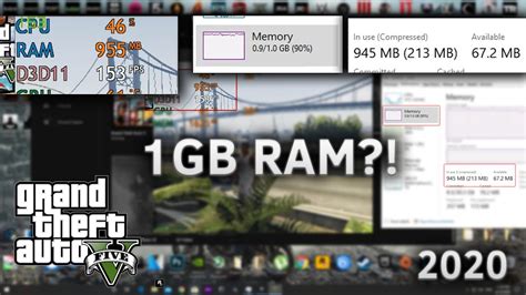 Can GTA run on 1GB RAM?