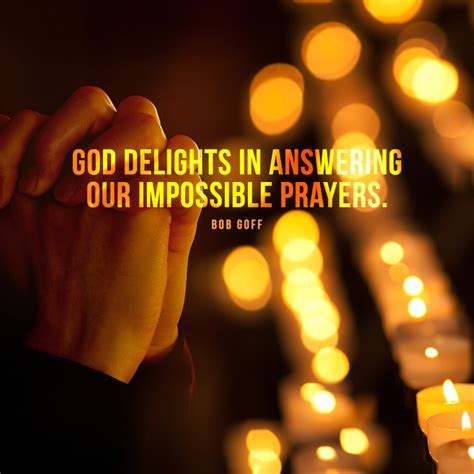 Can God answer impossible prayers?