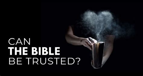 Can God be trusted in the Bible?