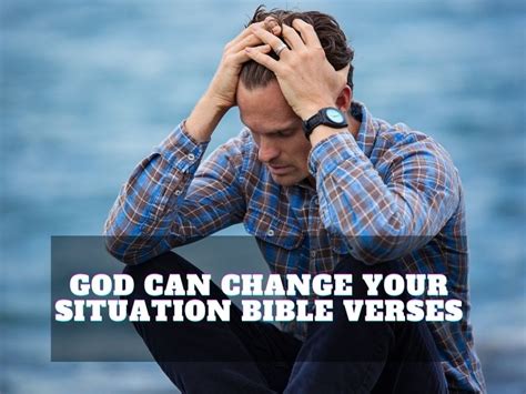 Can God change a situation?