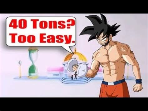 Can Goku lift 2 quintillion tons?