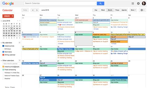 Can Google Calendar be in list view?